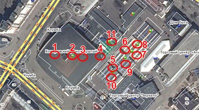 Комаровский рынок Карта